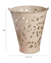 White Metal Vase White Metal Vase